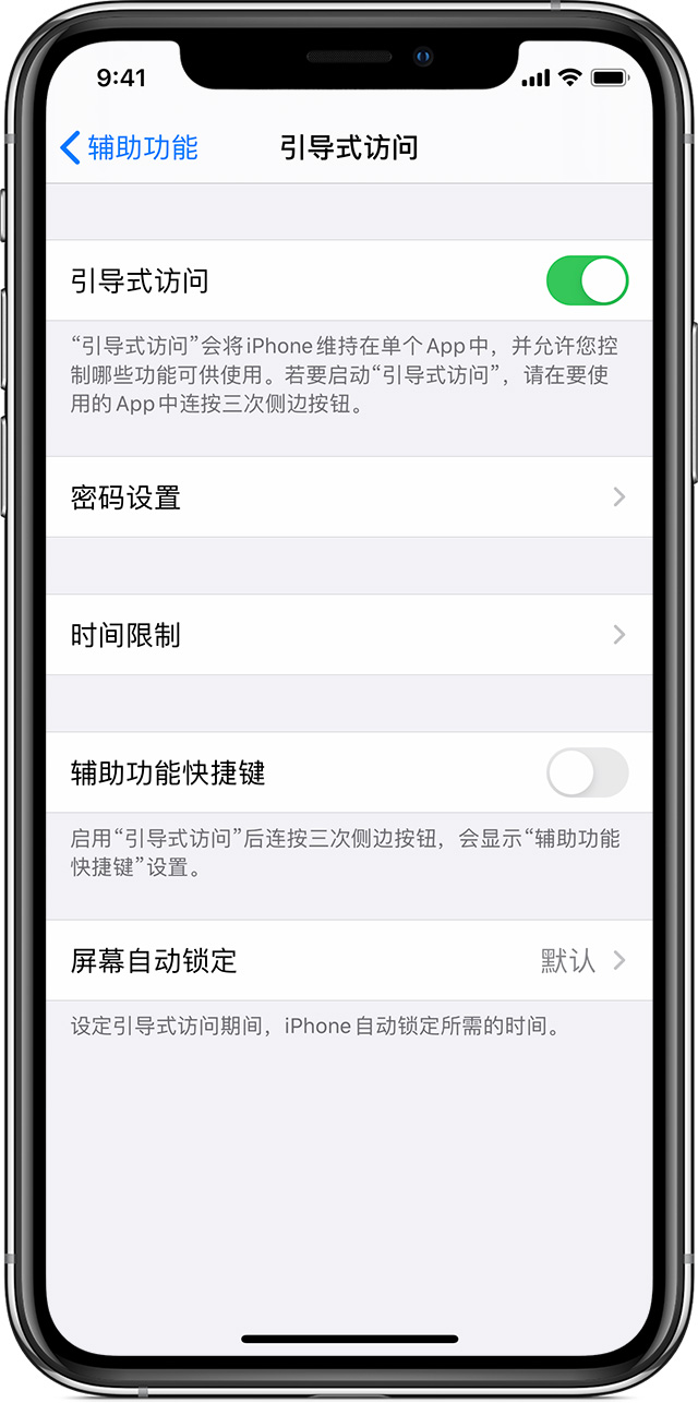 桥东苹果手机维修分享如何在 iPhone 上退出引导式访问 