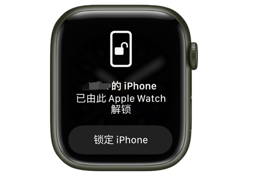 桥东苹果手机维修分享用 AppleWatch 解锁配备面容 ID 的 iPhone方法 